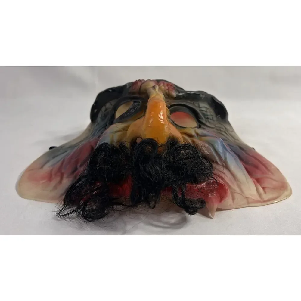 Vintage Fun World Monster Mask Beak Nose Mustache Halloween Item 9217 Taiwan